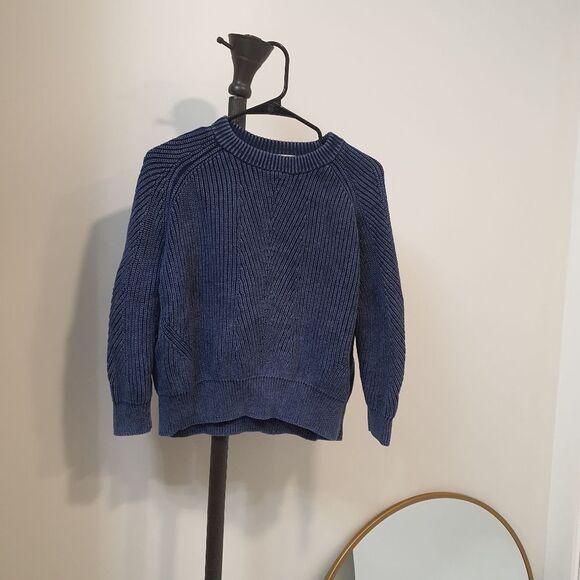 Demylee sweater Chelsea cotton ink / midnight blue Medium euc $200 - Picture 1 of 5